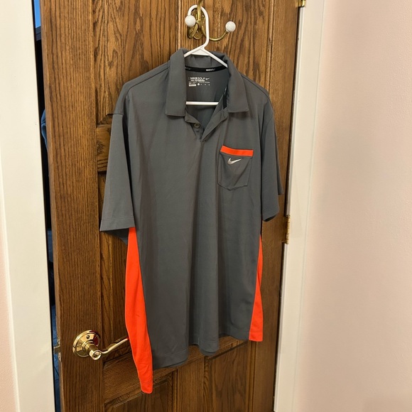 Nike Golf Performance Dri-FIT Gray Polo Shirt XL - Picture 2 of 8